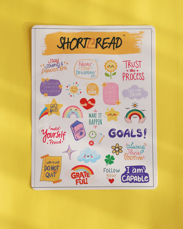 Positive Vibes Sticker Sheet