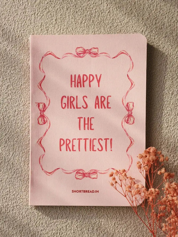 Happy Girls Notebook Shortbread