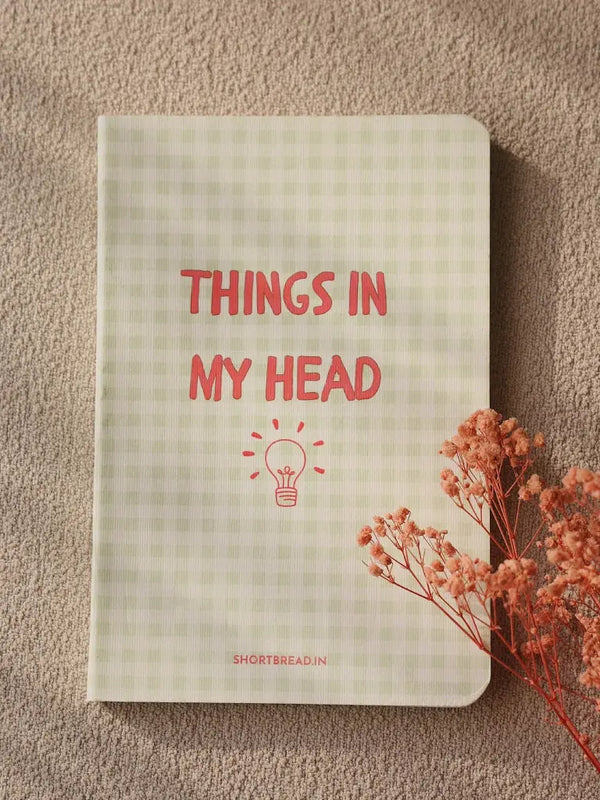 Things in my Head Notebook Shortbread