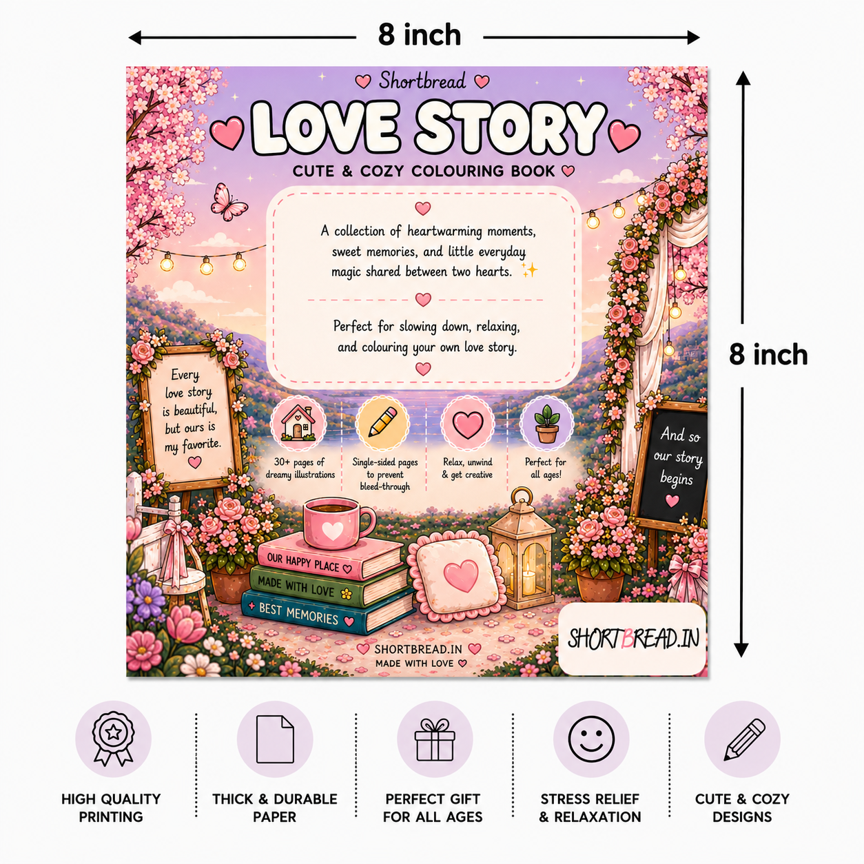 Love Story - Coloring Book