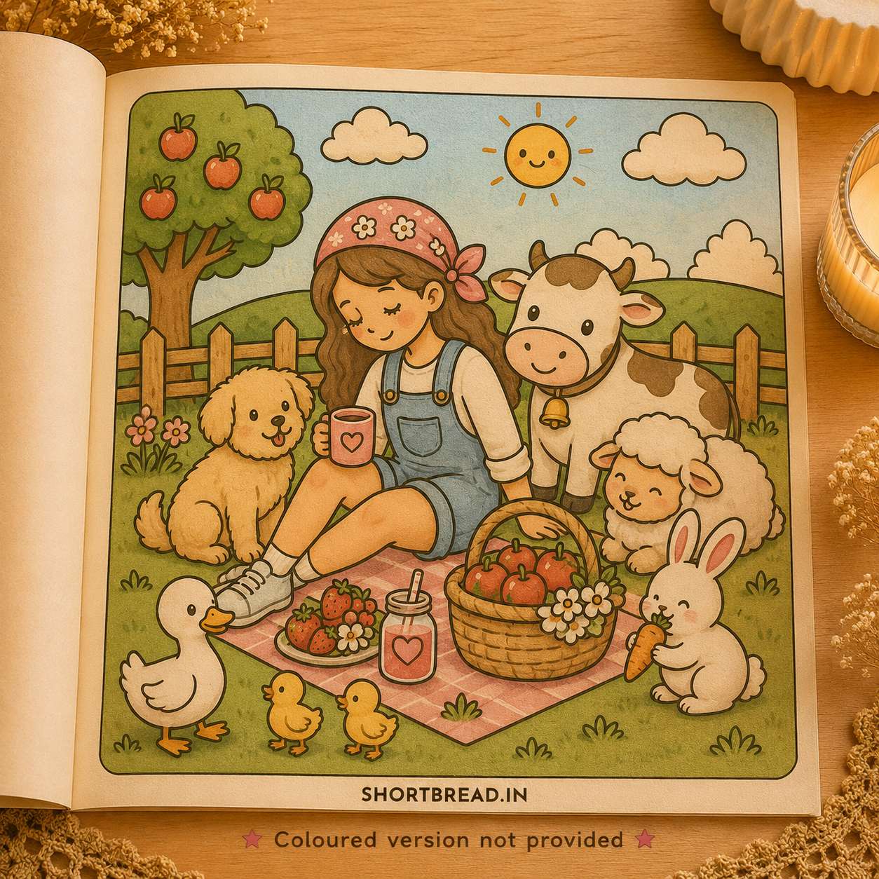 Country Farm - Coloring Book