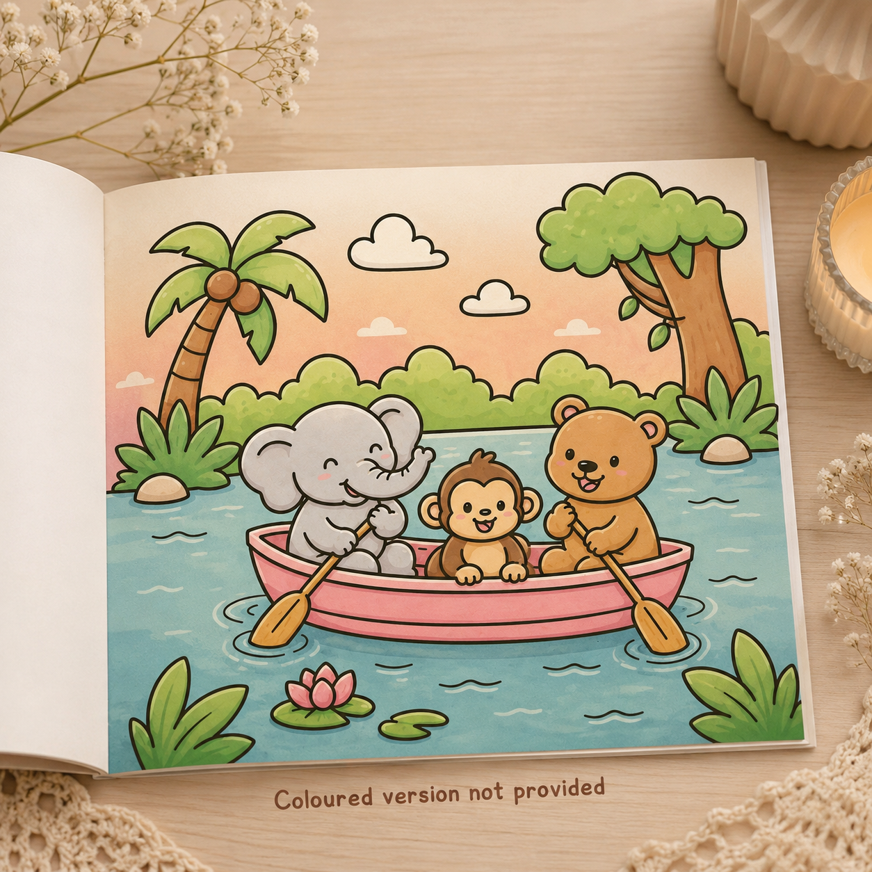 Dreamy Jungle - Coloring Books