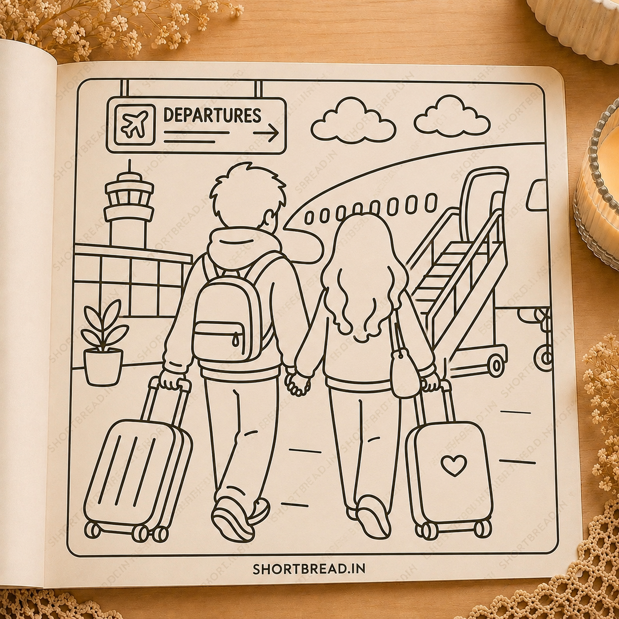 Love Story - Coloring Book