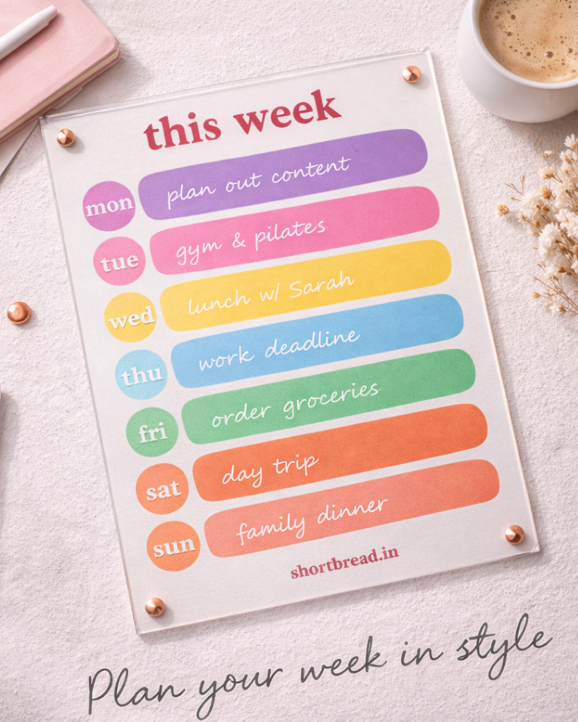 Acrylic Planner