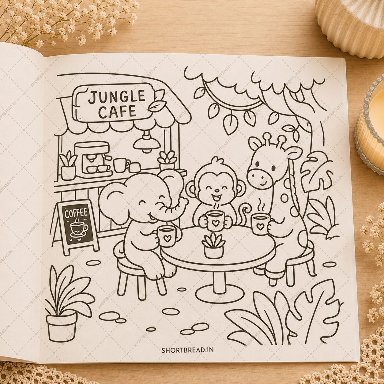 Dreamy Jungle - Coloring Books