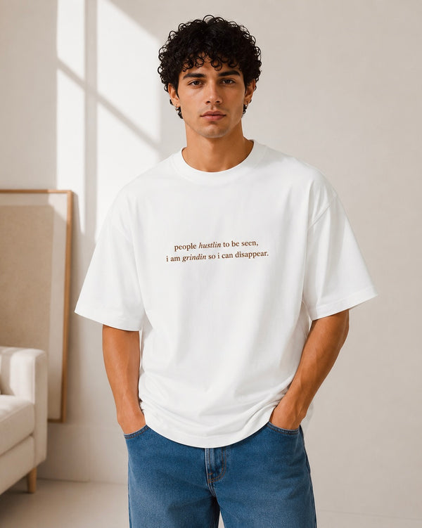 PEOPLE HUSTLIN - OFF WHITE
