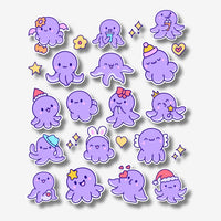 Cute Octopus - Kawaii Sticker