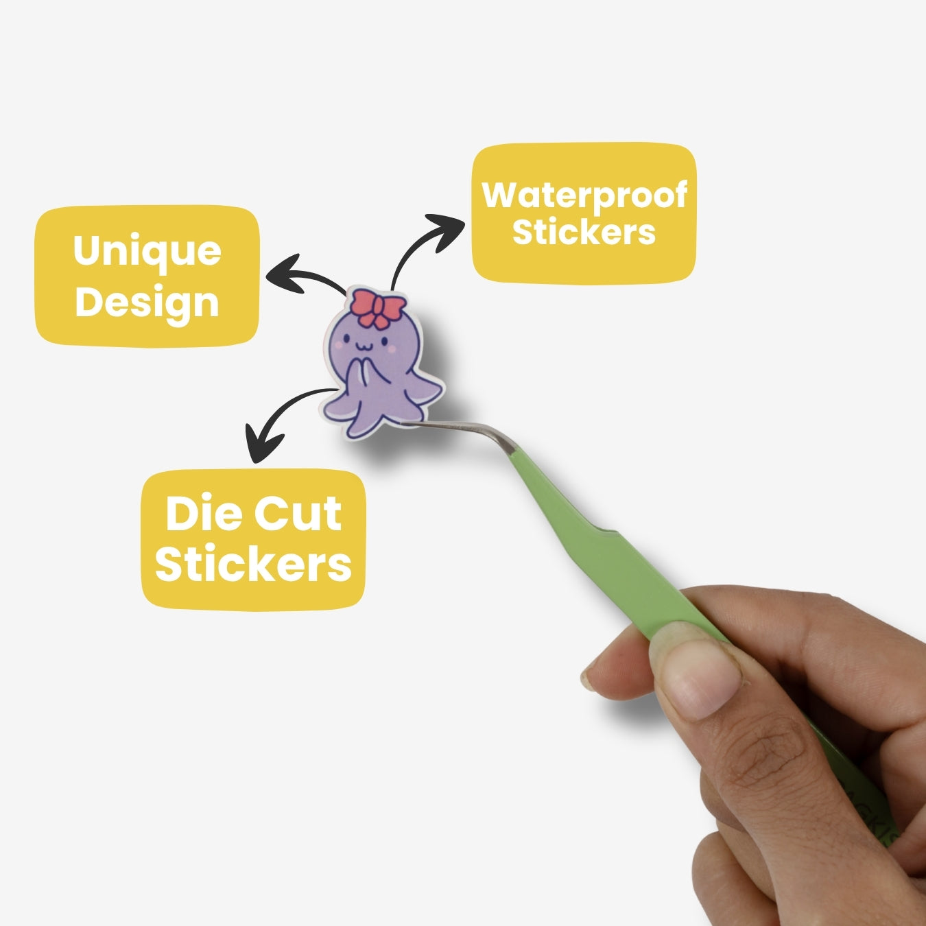 Cute Octopus - Kawaii Sticker