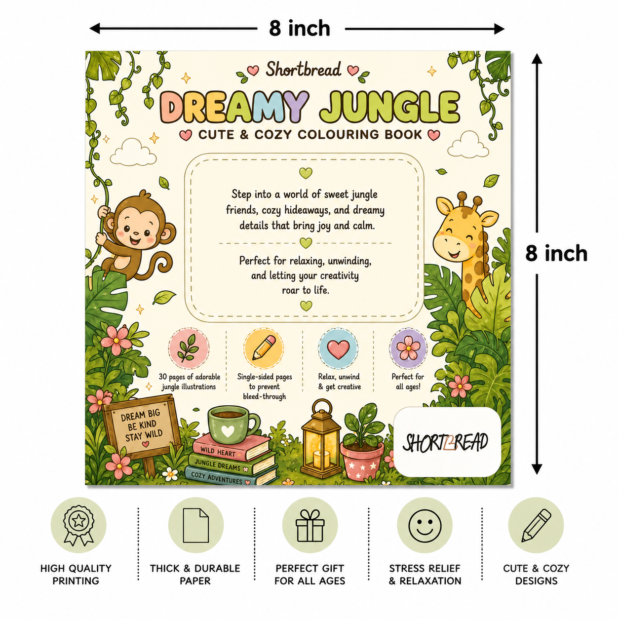 Dreamy Jungle - Coloring Books