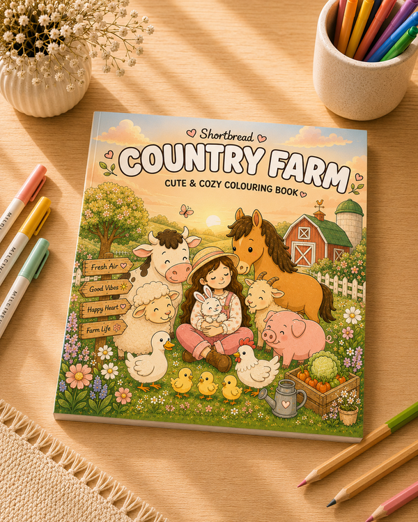 Country Farm - Coloring Book