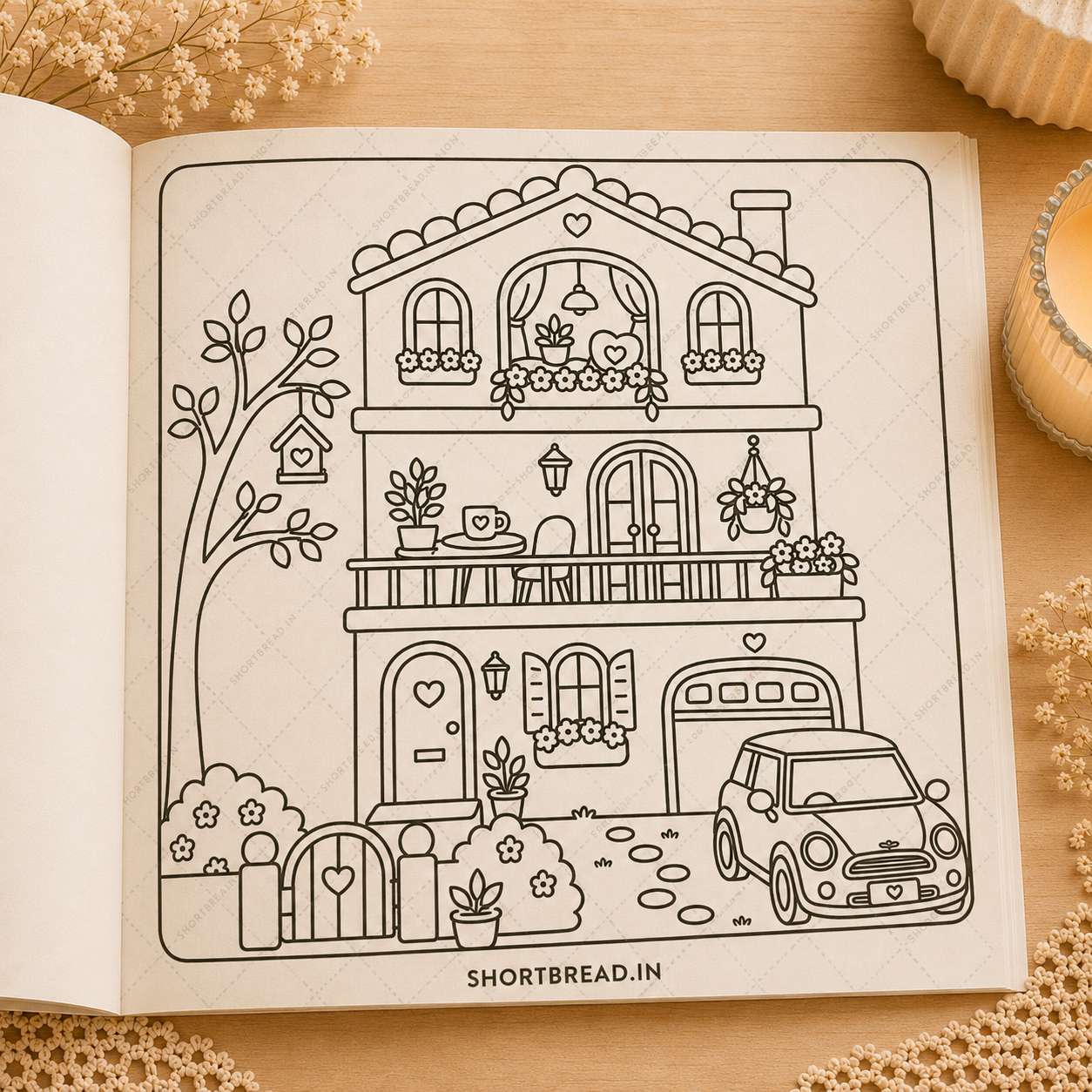 Dreamy Home - Coloring Books