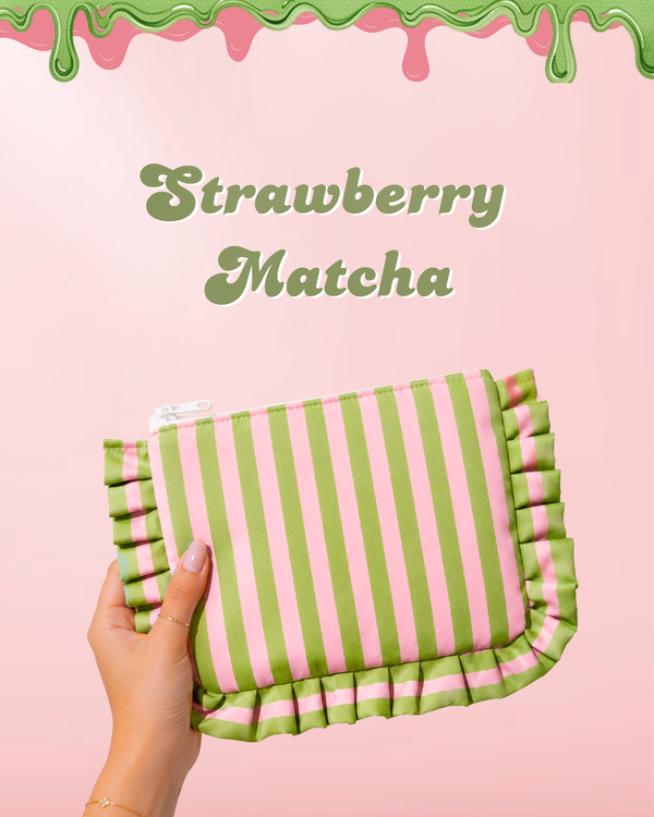 Strawberry Matcha - Flat Pouch