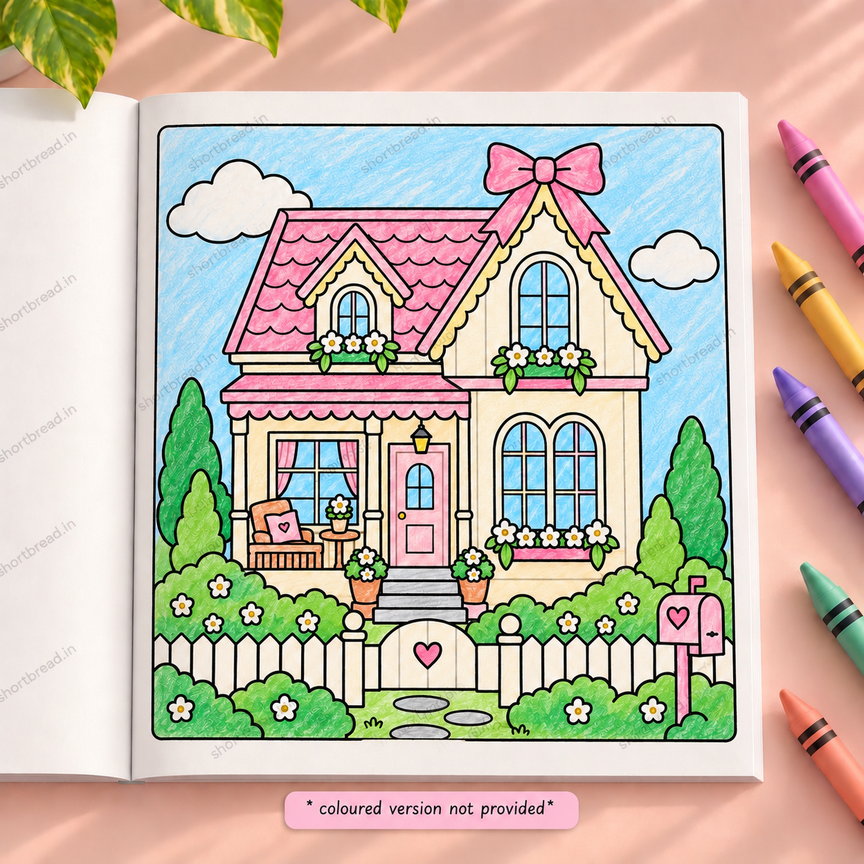 Doll House - Adult Coloring Books