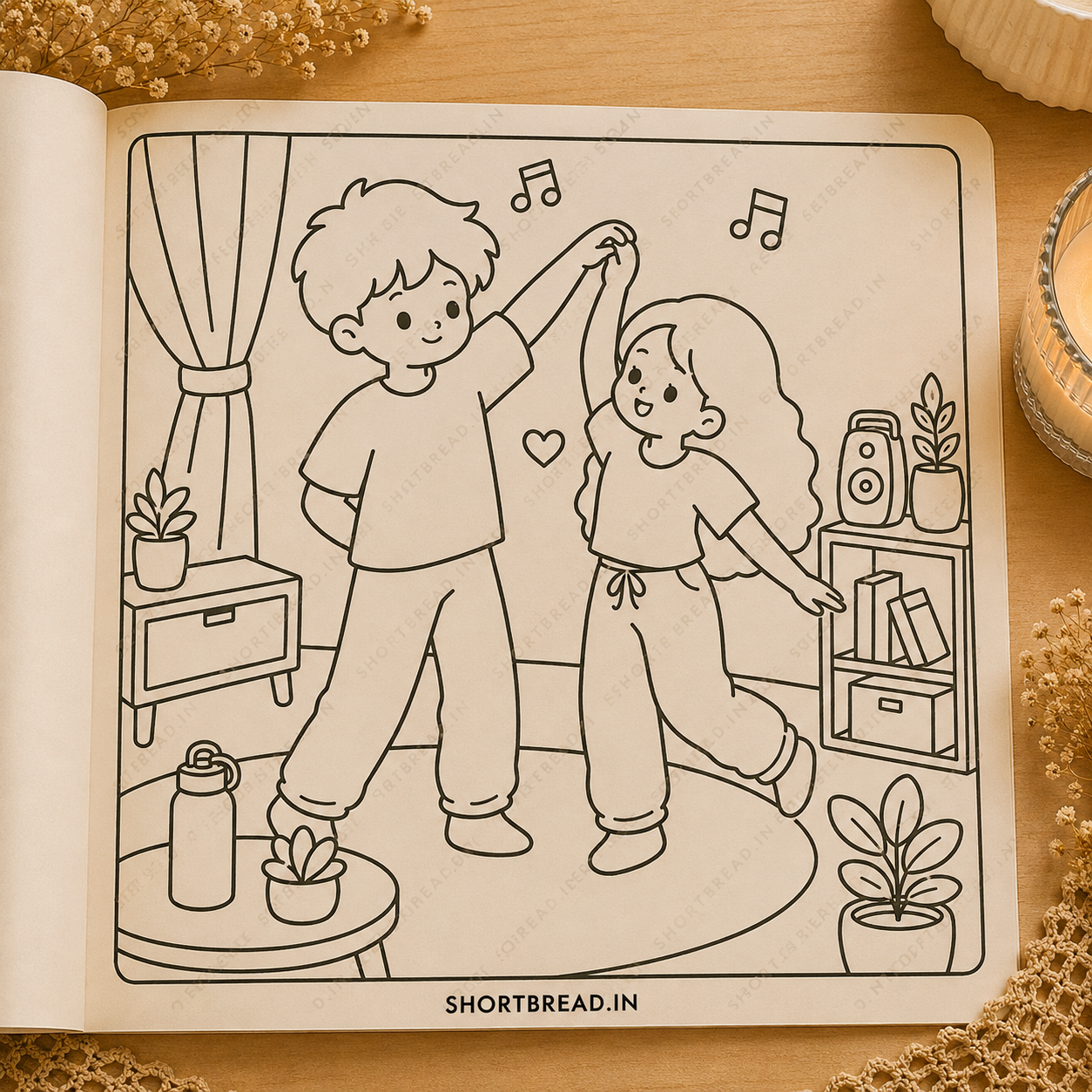 Love Story - Coloring Book