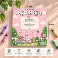 Doll House - Adult Coloring Books