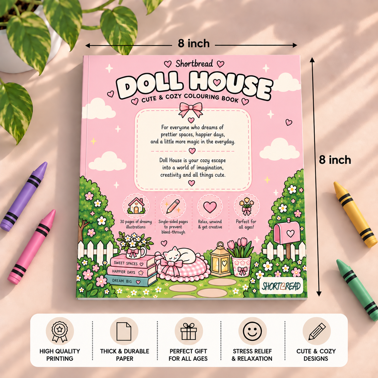 Doll House - Adult Coloring Books