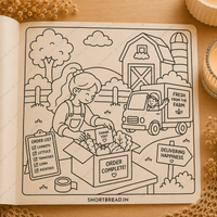 Country Farm - Coloring Book