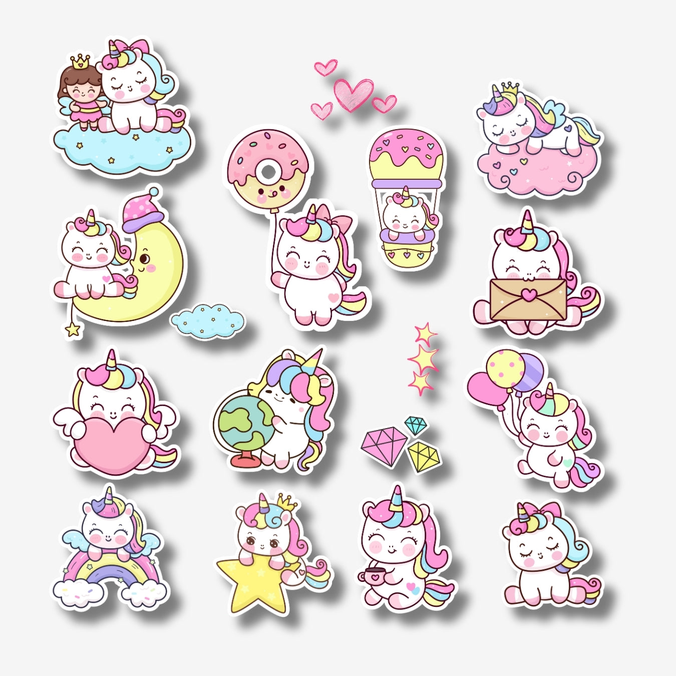 Cute Unicorn - Kawaii Sticker
