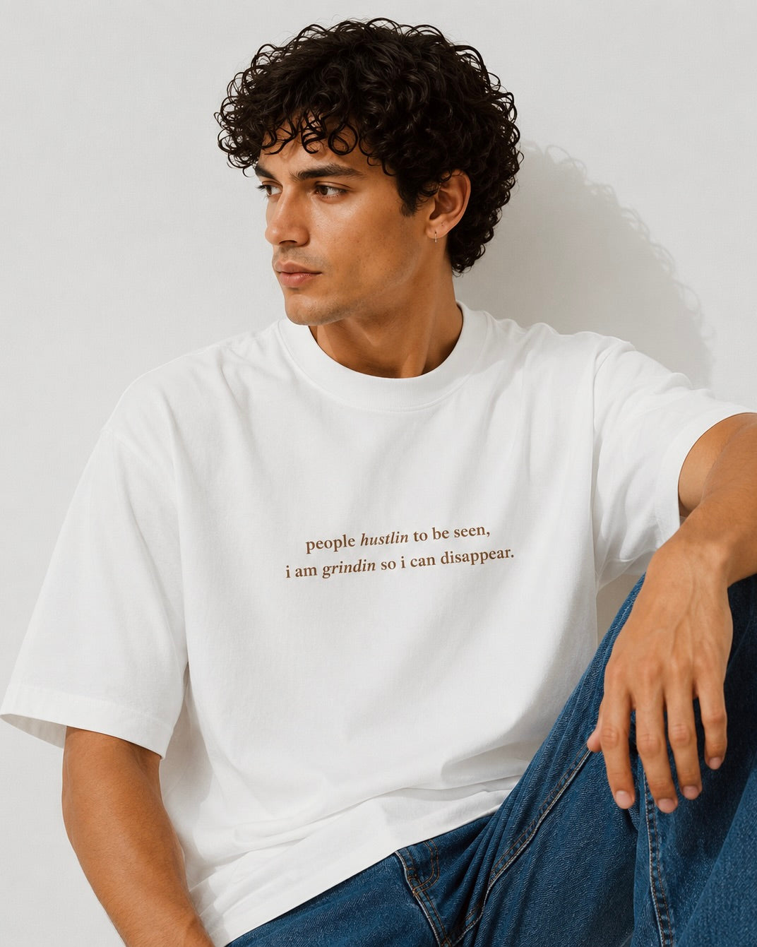 PEOPLE HUSTLIN - OFF WHITE