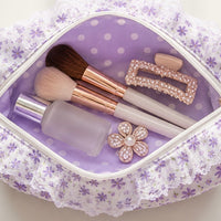 Purple Floral - Pouch