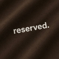 RESERVED - BROWN