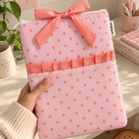 Orange & Pink Polka - Ipad Sleeve