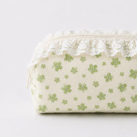 Green Floral - Pouch