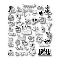 Bride & Bridesmaids Sticker Sheet