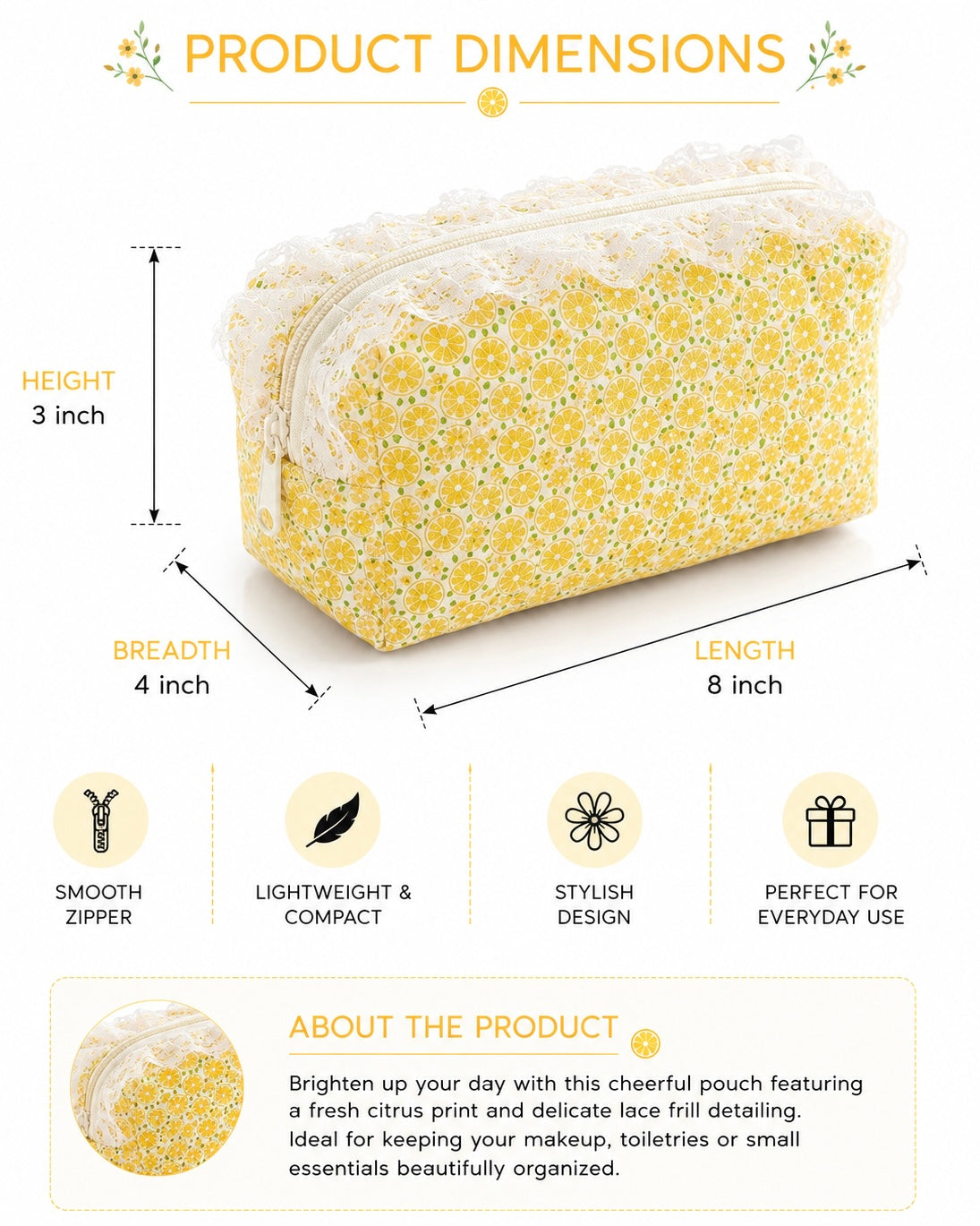 Lemon Yellow - Pouch
