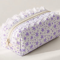 Purple Floral - Pouch