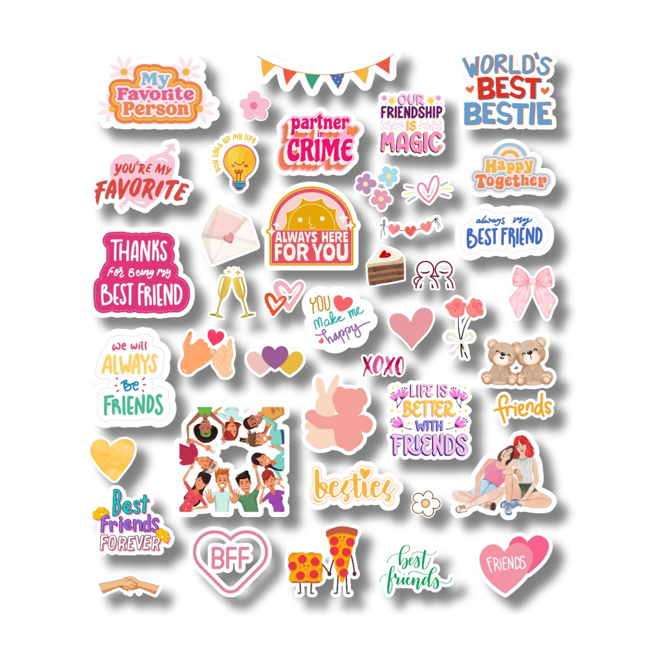 Best Friends Sticker Sheet