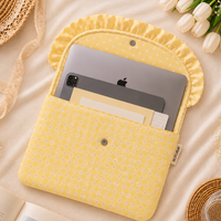 Laptop Sleeve-Yellow Floral