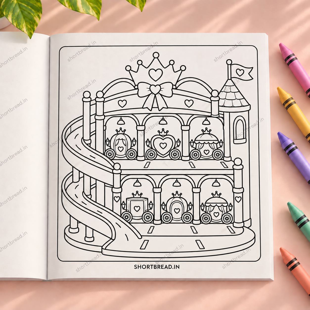 Doll House - Adult Coloring Books