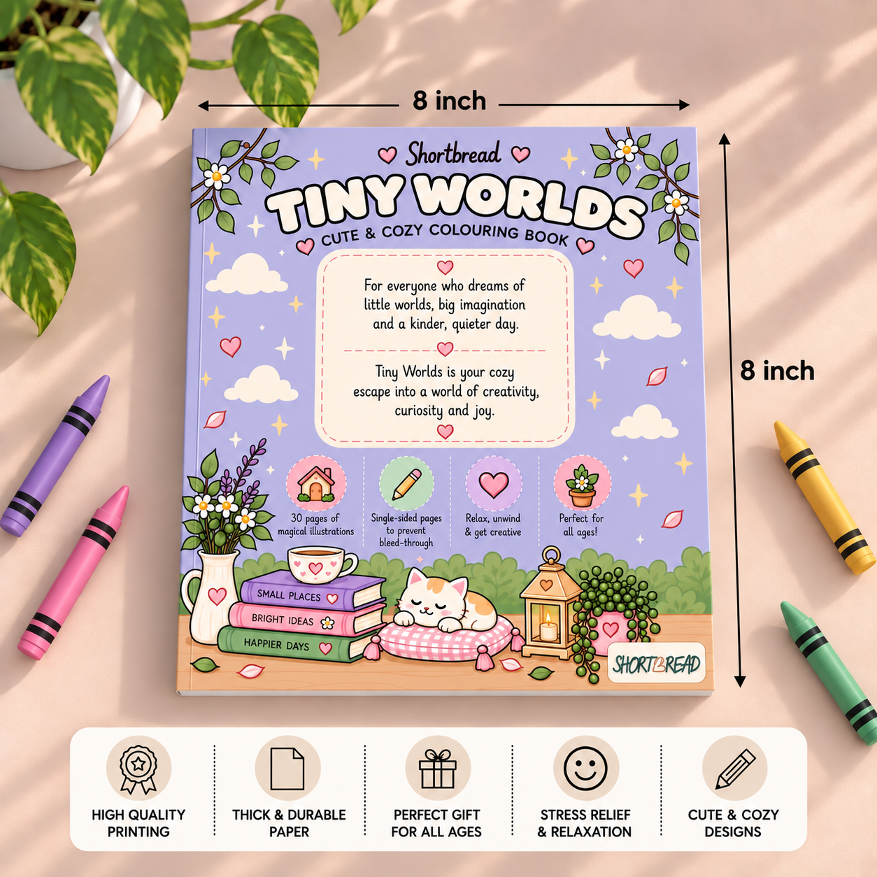 Tiny Worlds - Adult Coloring Books