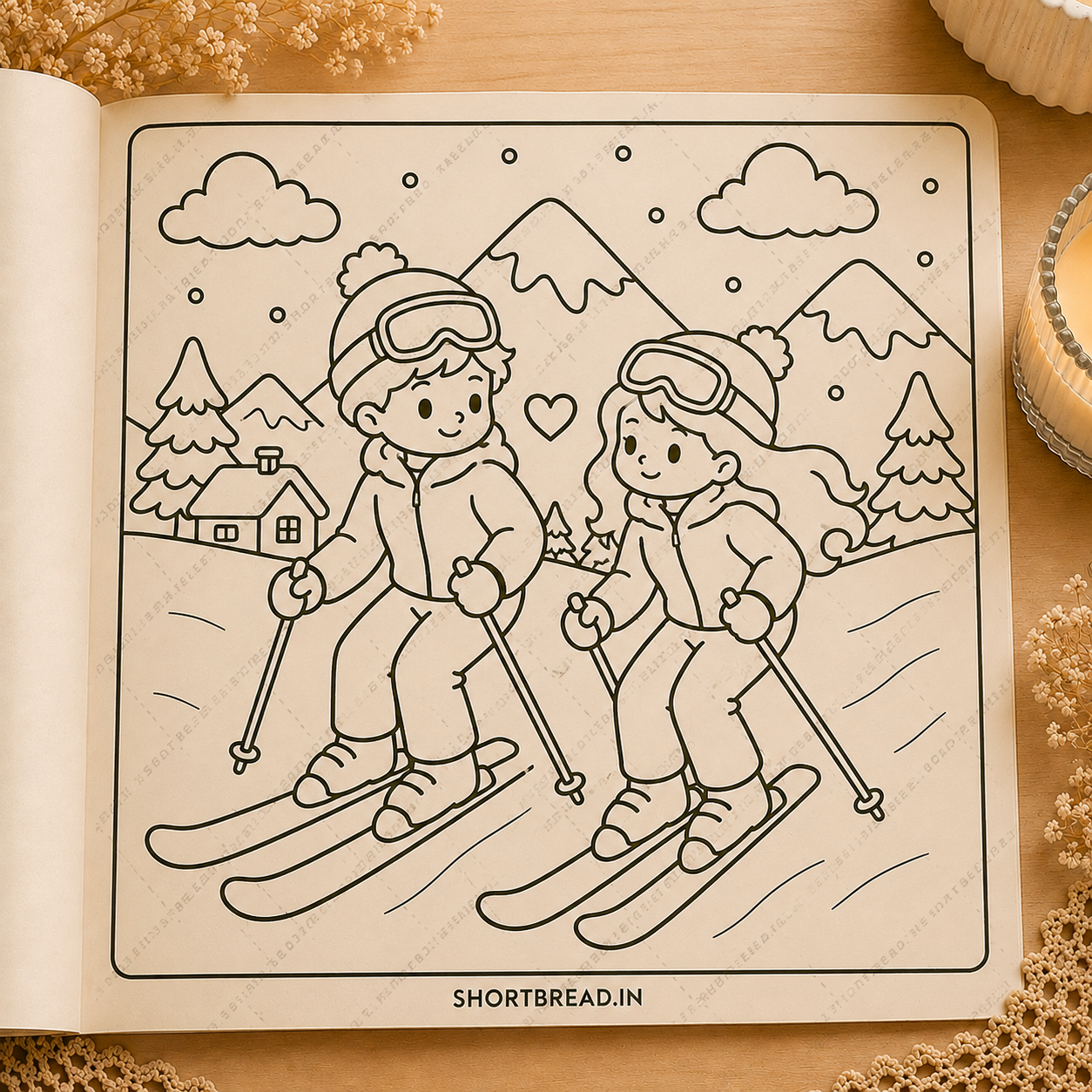 Love Story - Coloring Book