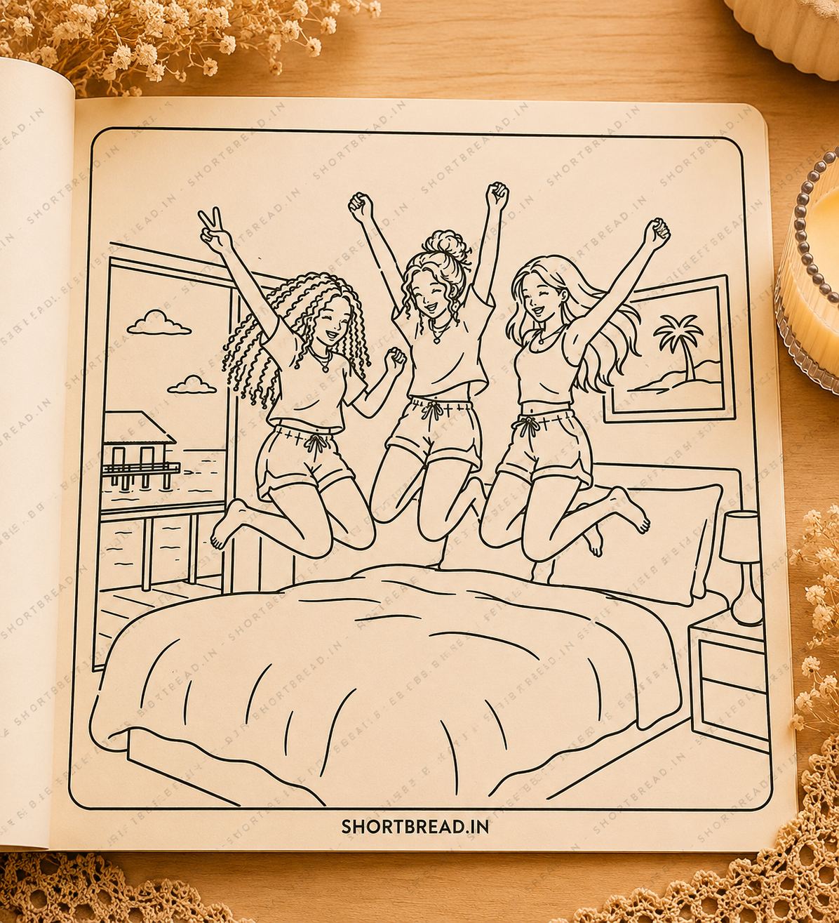 Girls Trip - Coloring Books
