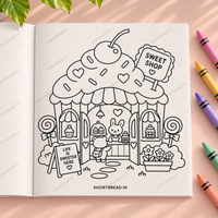 Tiny Worlds - Adult Coloring Books