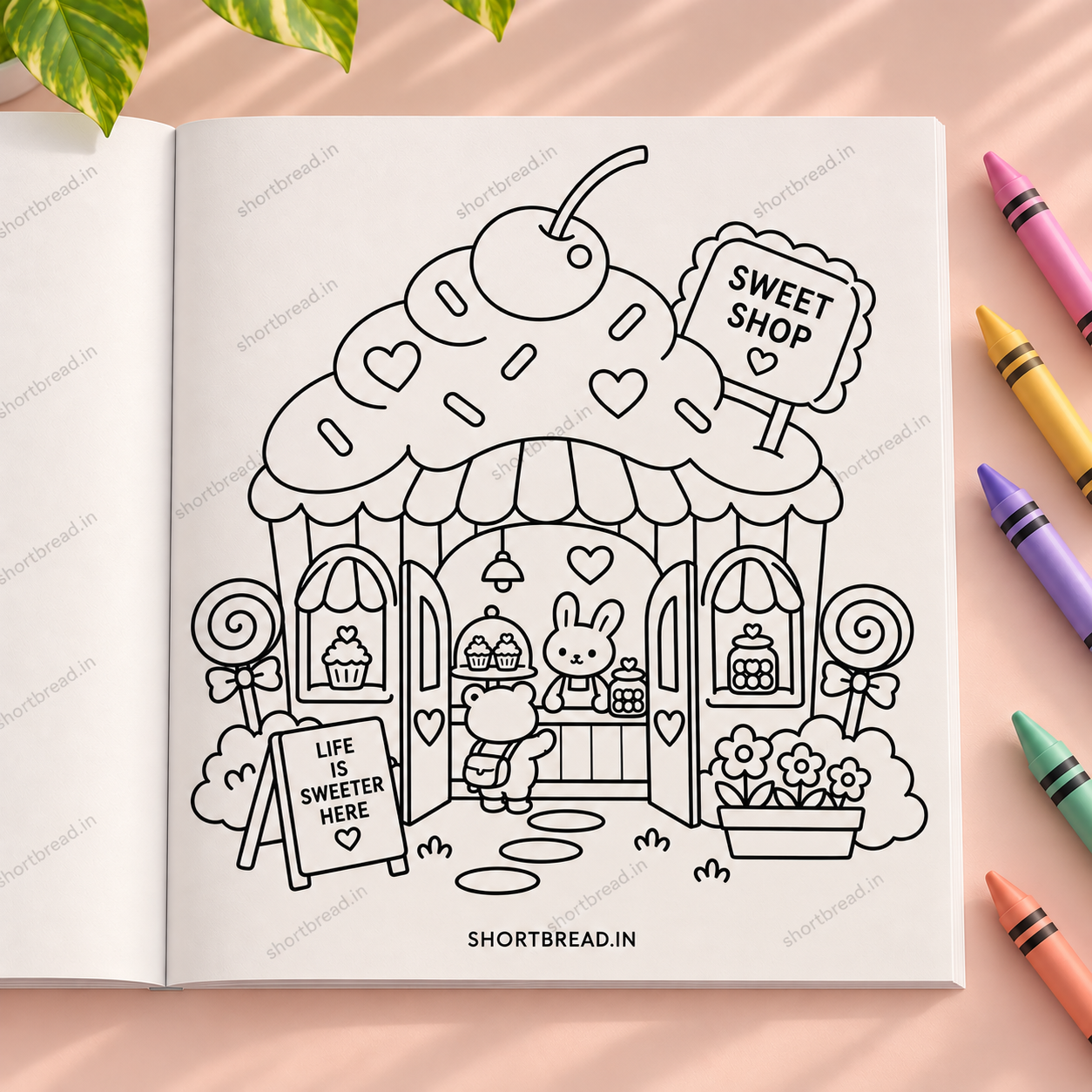Tiny Worlds - Adult Coloring Books