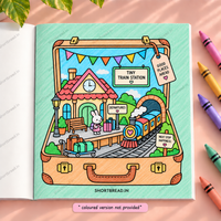 Tiny Worlds - Adult Coloring Books