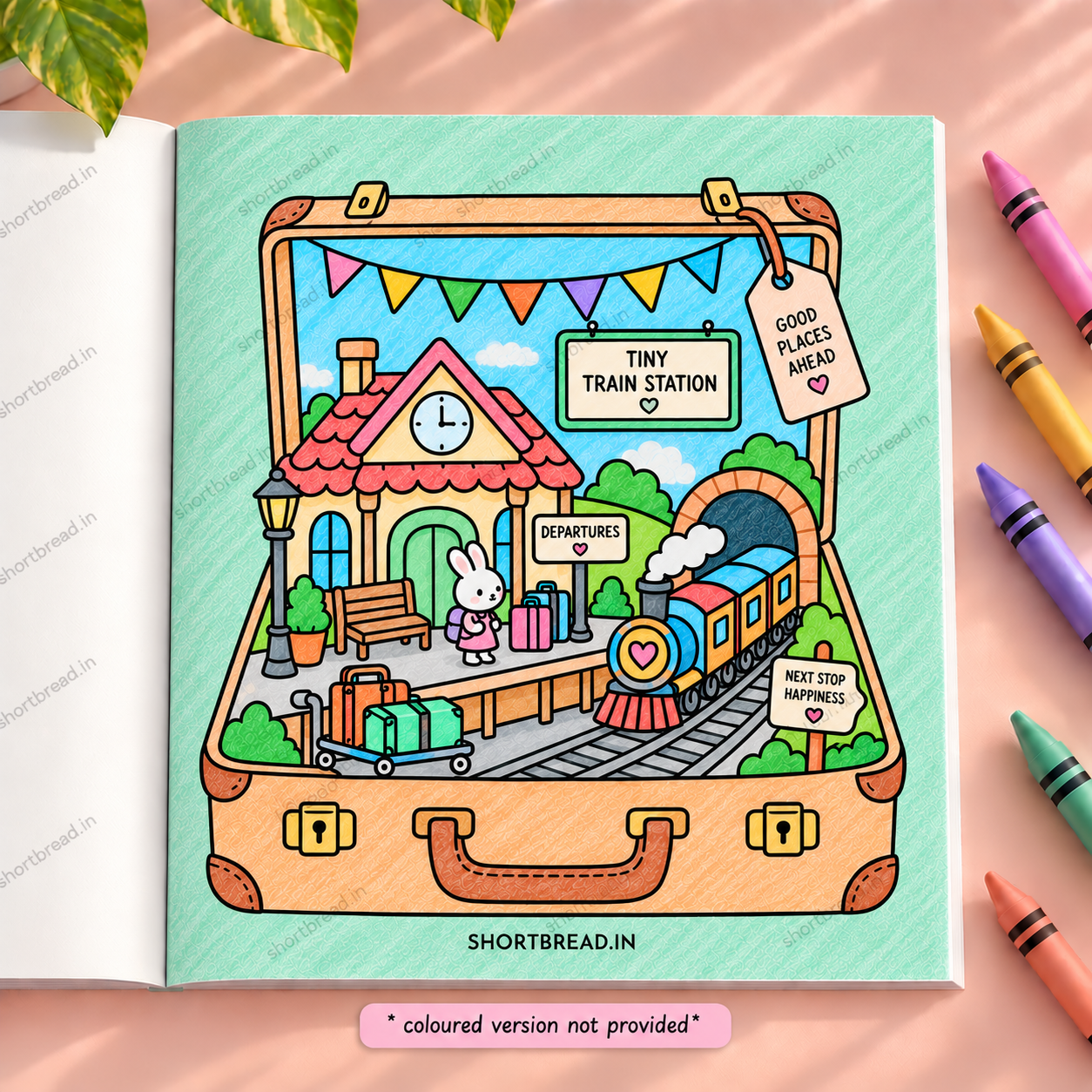Tiny Worlds - Adult Coloring Books