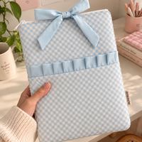 Blue Gingham - Ipad Sleeve