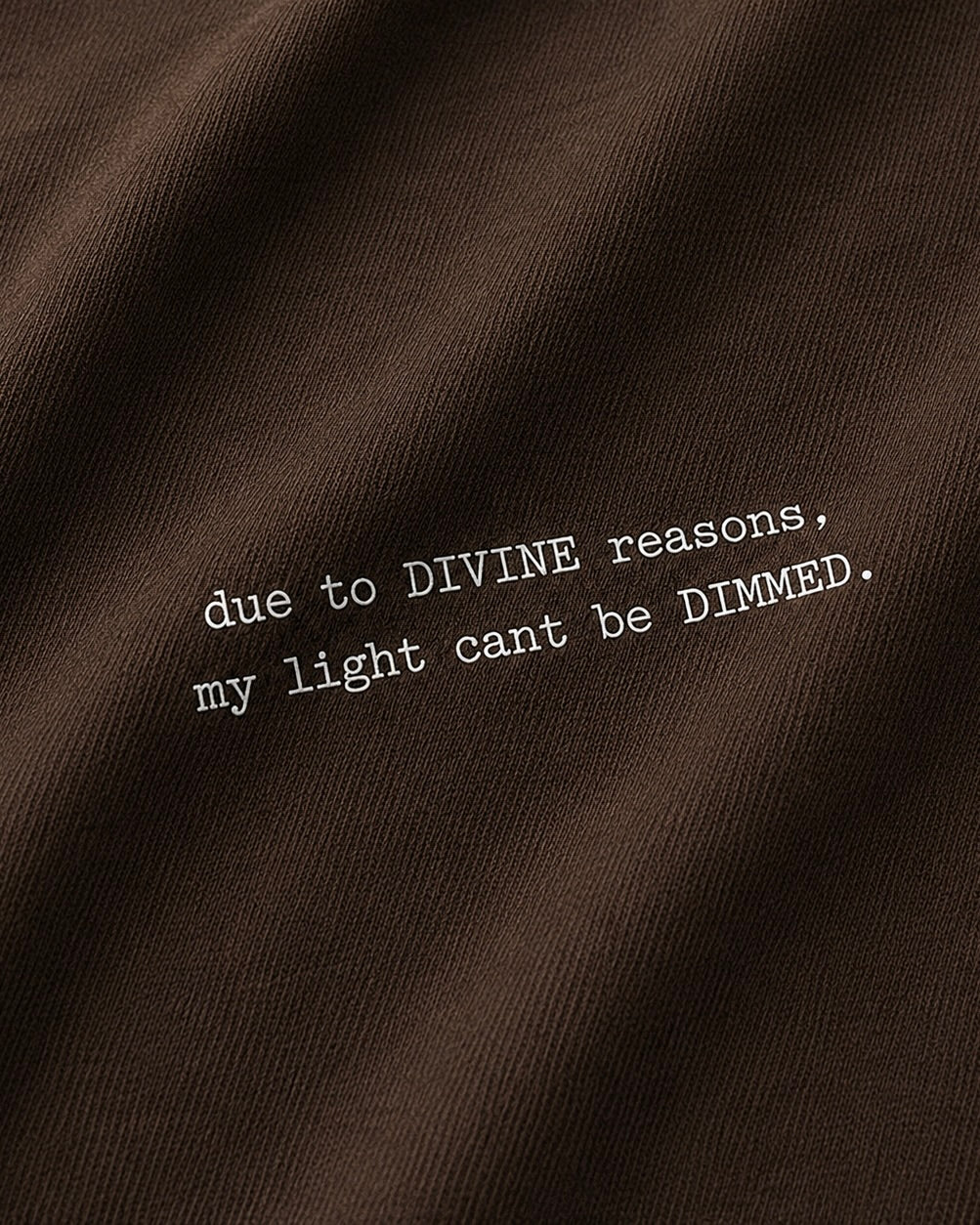 DUE TO DIVINE REASONS - BROWN