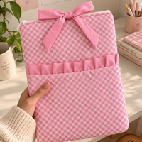 Pink Gingham - Ipad Sleeve