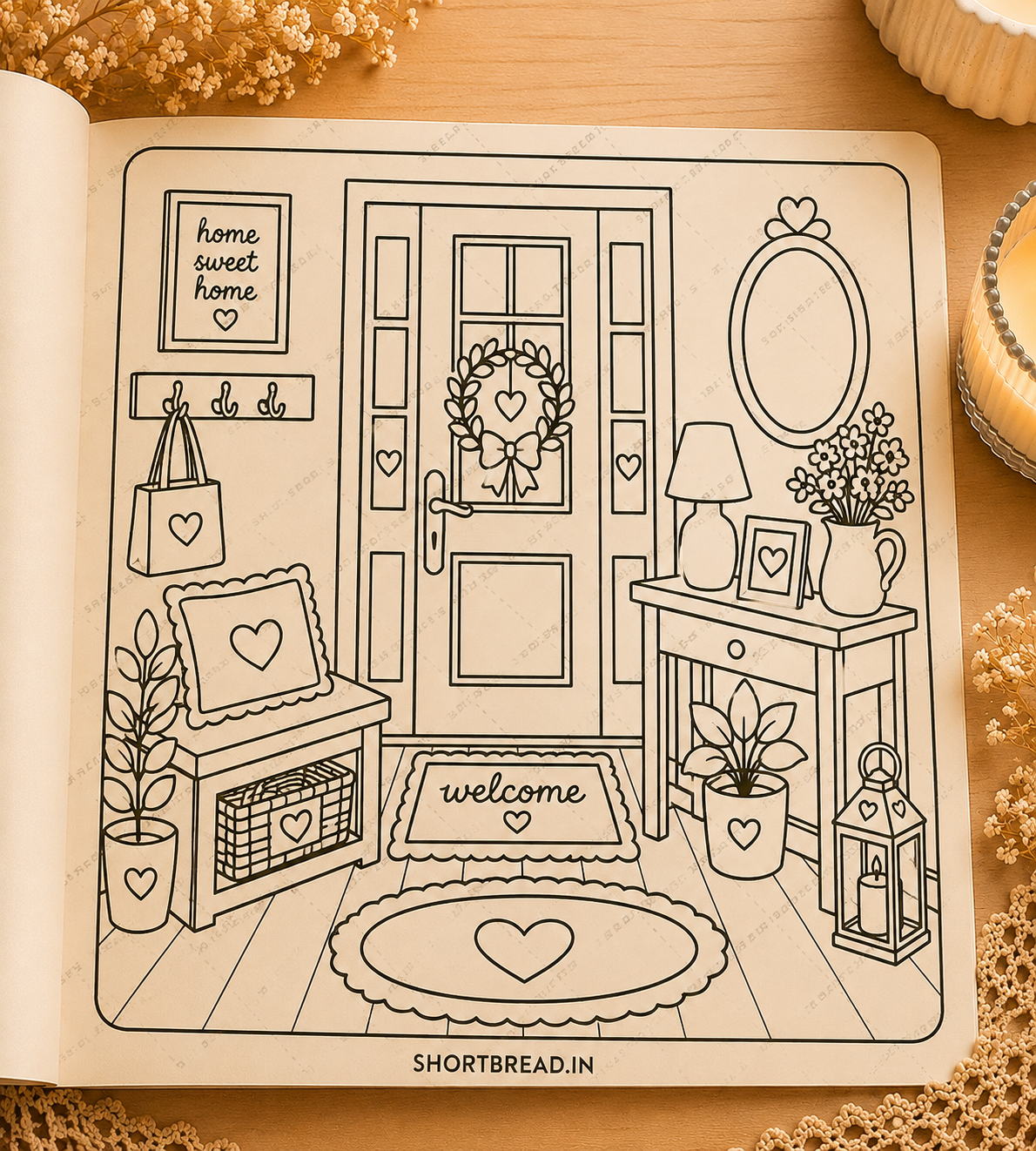 Dreamy Home - Coloring Books