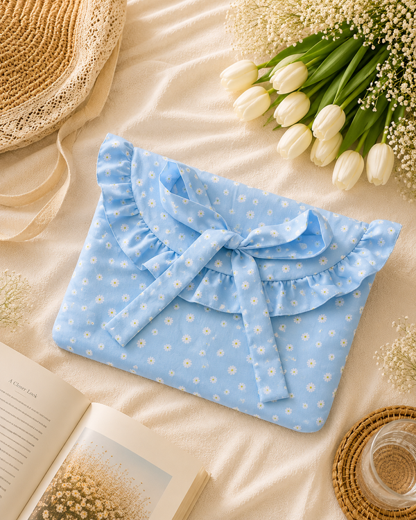 Laptop Sleeve-Blue Daisy