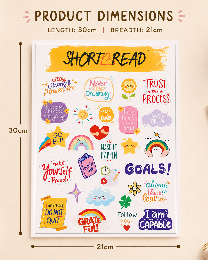 Positive Vibes Sticker Sheet