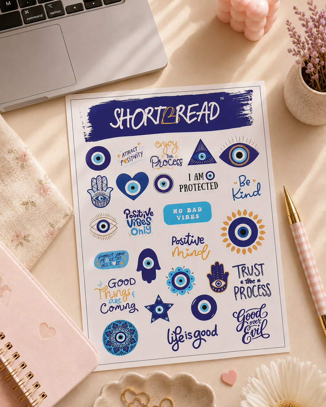 Evil Eye Sticker Sheet