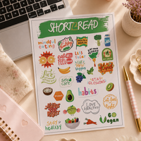 Healthy Eating Sticker Sheet
