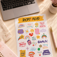 Positive Vibes Sticker Sheet