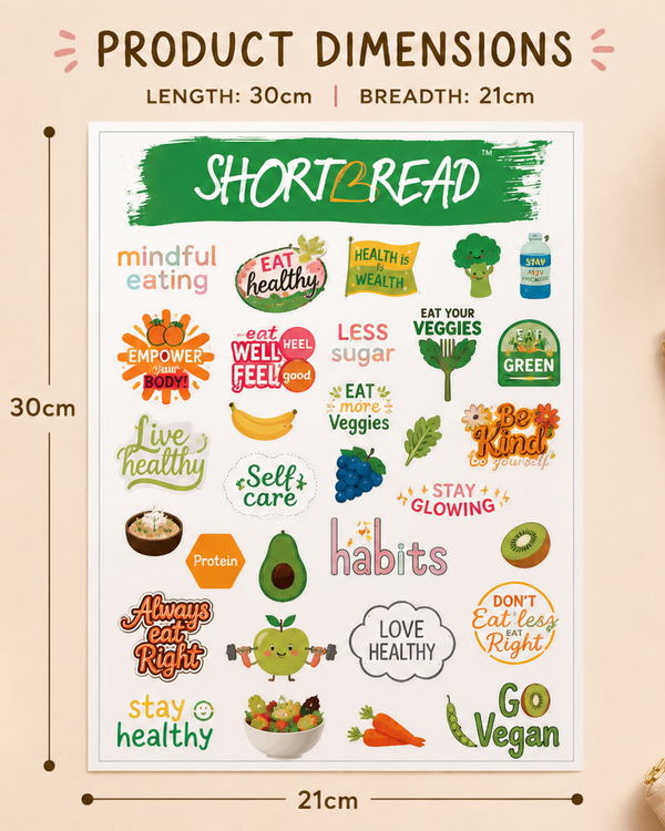 Healthy Eating Sticker Sheet